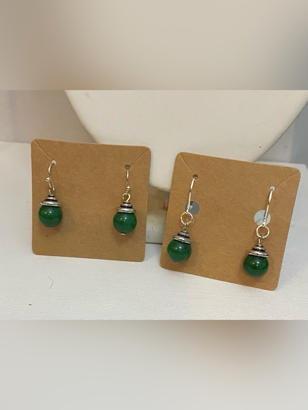 NEW Jade earrings NEW - Strictly Canadian!